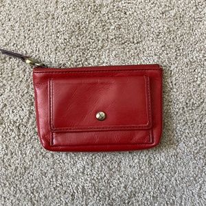 HOBO Gogo Card Wallet in Brick